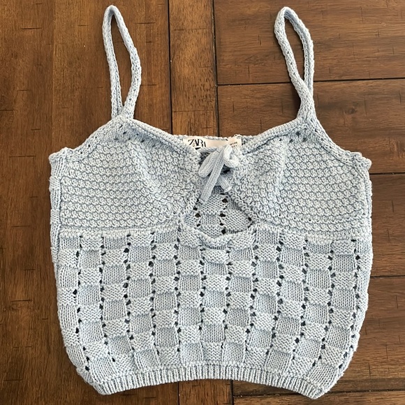 Zara crochet tank cami top - Picture 1 of 2